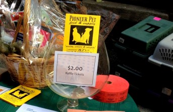 awesome raffle prize from pioneer pet feed & supply